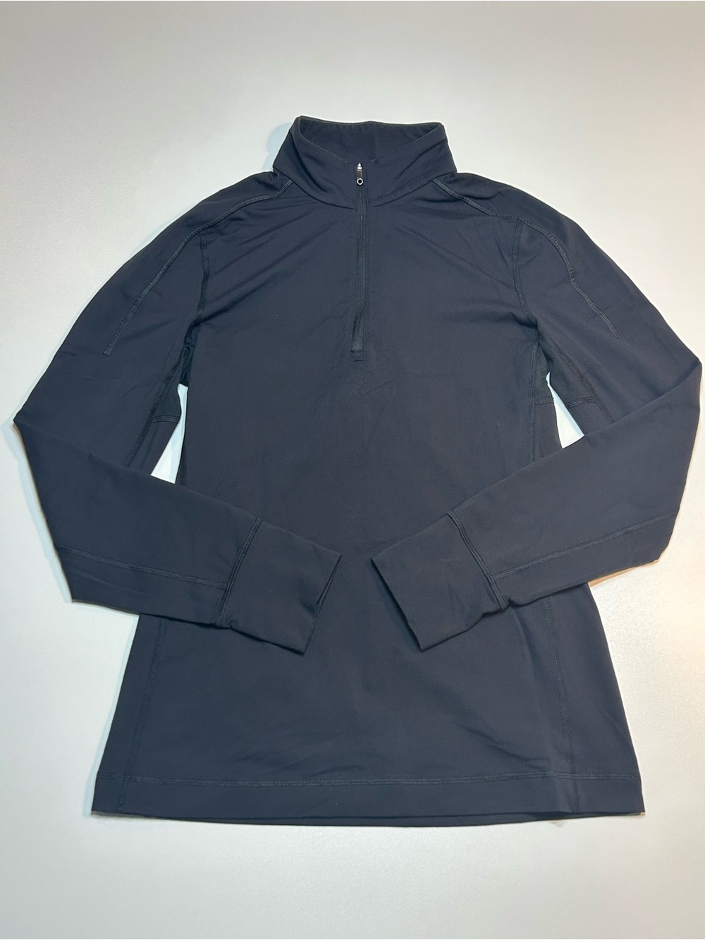 Lululemon It’s Rulu Run Half Zip Pullover Top Black Athletic Jacket